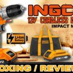Pinoy handman unbox and review INGCO Cordless Impact Drill 12V Lithium-Ion CIDLI1232