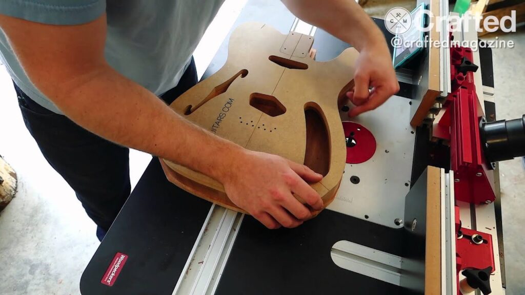 Crafted Workshop DIY Guitar Build: Part 3 - Shaping the Guitar Body with a Router Table