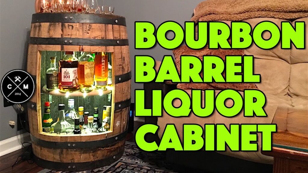 Crafted Workshop: Whiskey/Wine Barrel Liquor Cabinet Tutorial