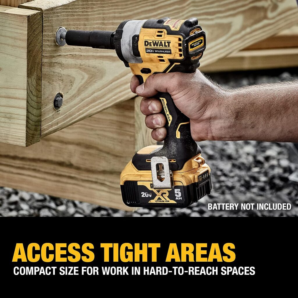 DEWALT DCF911B 20V MAX* 1/2 Impact Wrench with Hog Ring Anvil (Tool Only)