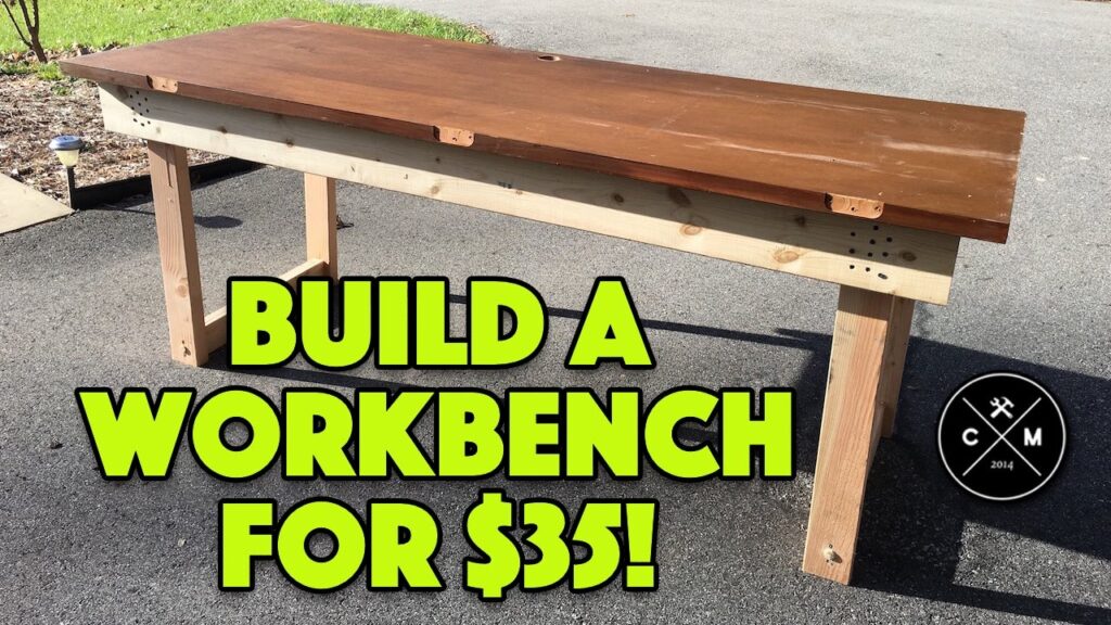How to Build a Workbench Using a Solid Core Door and Lumber
