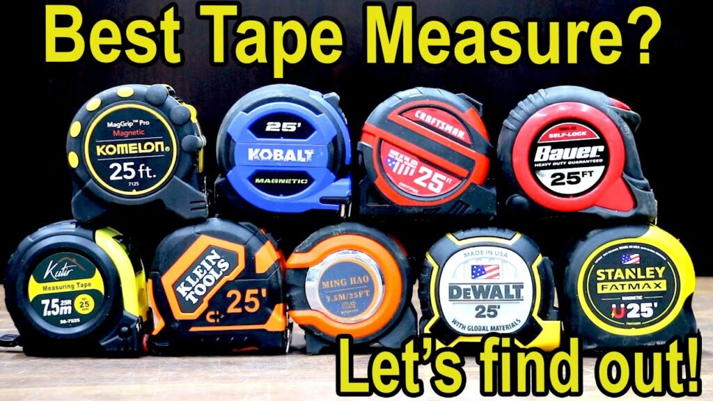 Testing Tape Measure Brands for Best Performance and Value