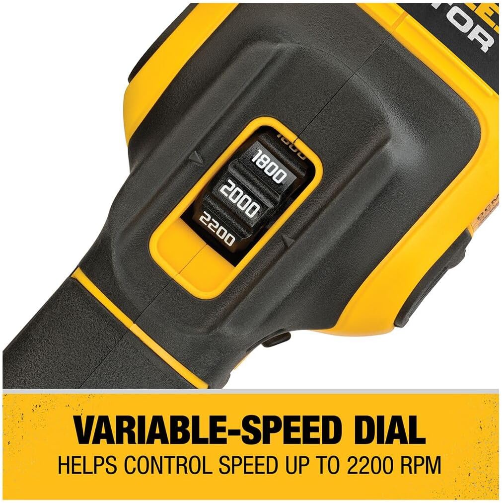 DEWALT 20V MAX* XR Cordless Polisher, Rotary, Variable Speed, 7-Inch, 180 mm, Tool Only (DCM849B)