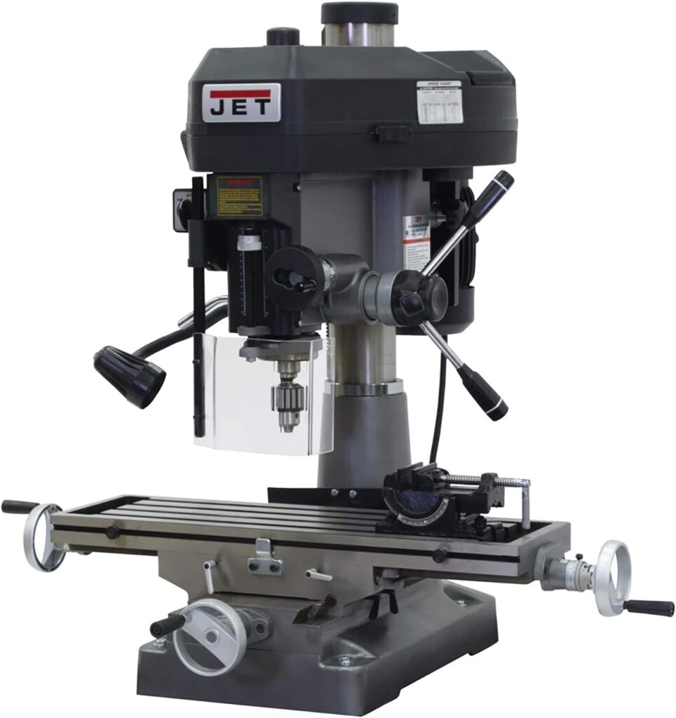 JET JMD-18 Mill/Drill Machine with R-8 Taper, 1Ph 115/230V (350018)