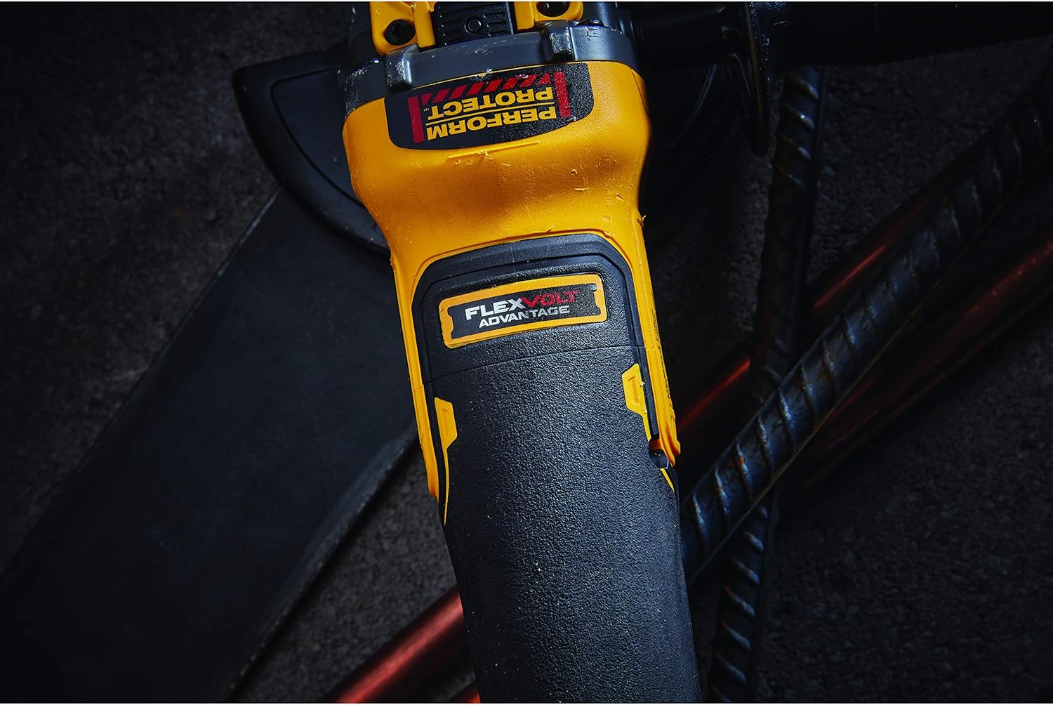 DEWALT FLEXVOLT ADVANTAGE 20V MAX* Angle Grinder, Paddle Switch, 4-1/2-Inch to 5-Inch, Tool Only (DCG416B)